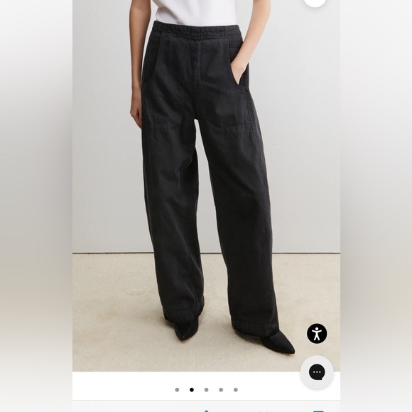 RACHEL COMEY Denim - RACHEL COMEY Tany pant in black denim